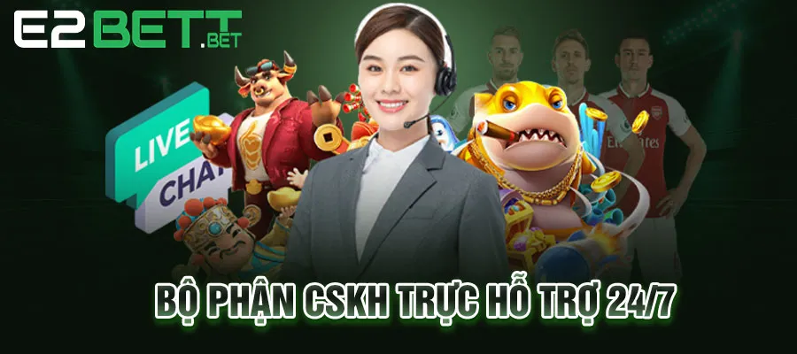 Bộ phận CSKH luôn túc trực hỗ trợ 24/7